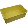 Mfg Tray Molded Fiberglass Nest and Stack Tote 780308 - 19-3/4" x 12-1/2" x 6" Yellow - Pkg Qty 10 780308-5126